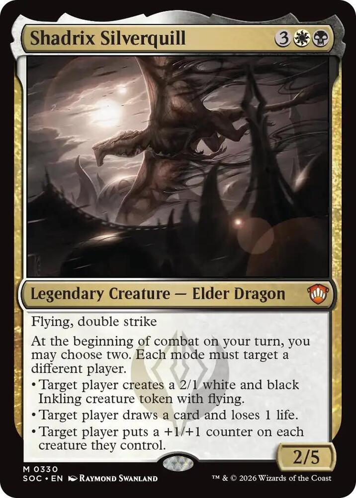 Shadrix Silverquill [Commander: Secrets of Strixhaven] 330