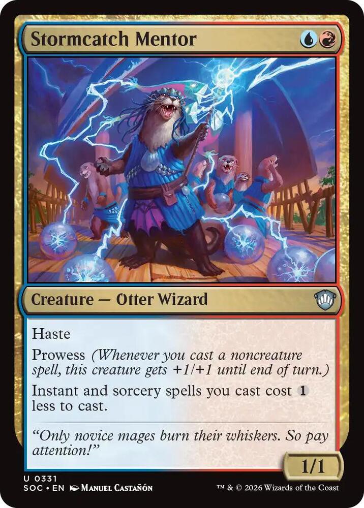 Stormcatch Mentor [Commander: Secrets of Strixhaven] 331