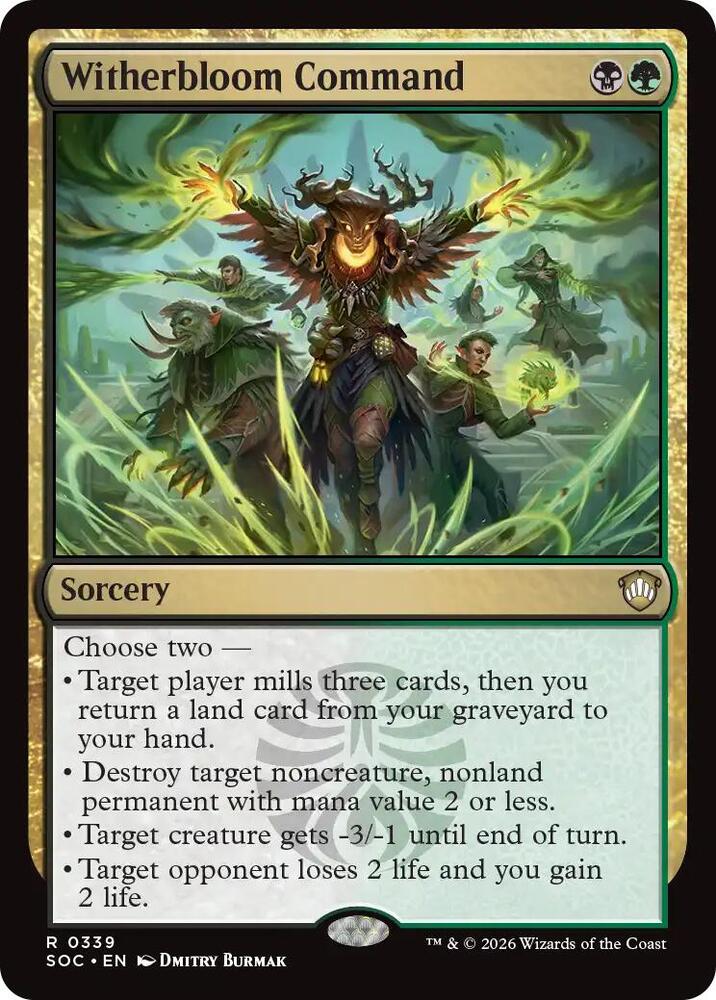 Witherbloom Command [Commander: Secrets of Strixhaven] 339