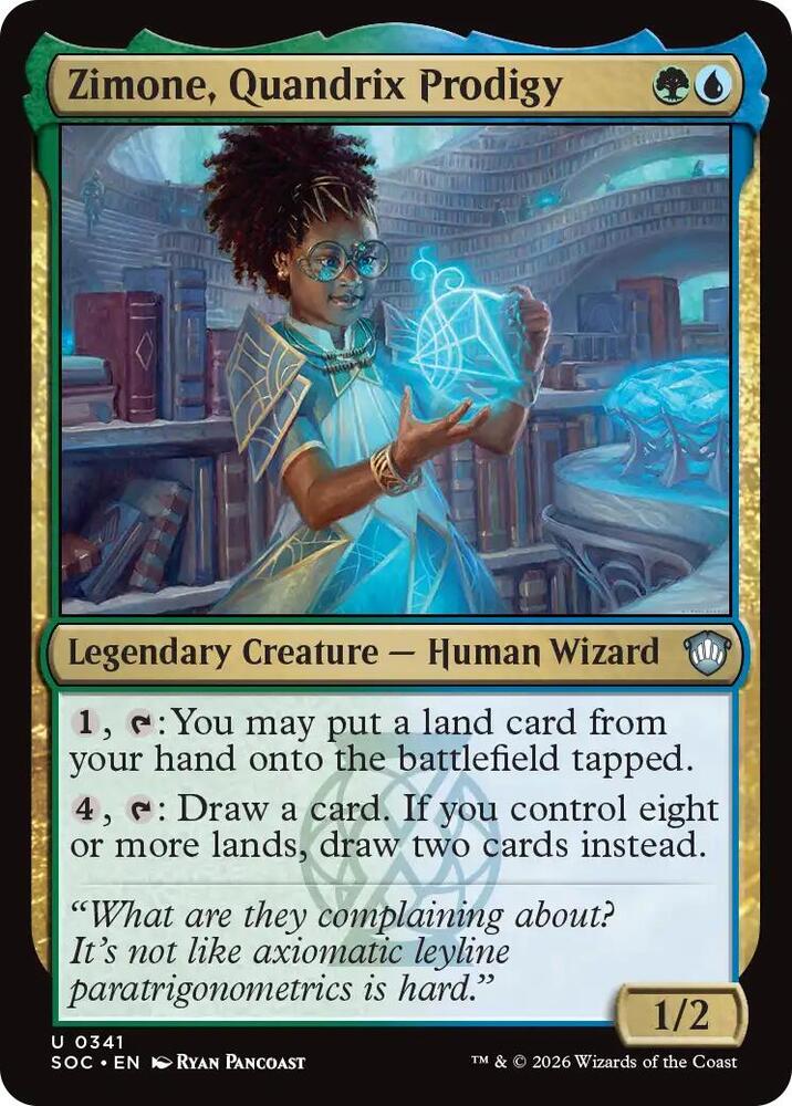 Zimone, Quandrix Prodigy [Commander: Secrets of Strixhaven] 341