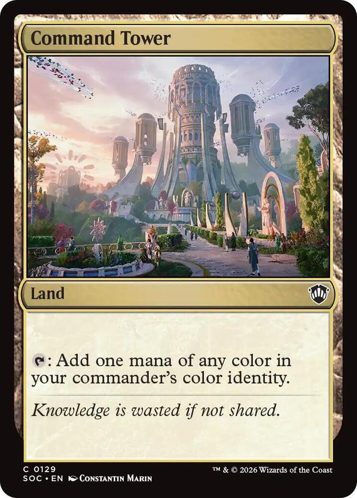 Command Tower [Commander: Secrets of Strixhaven] 129