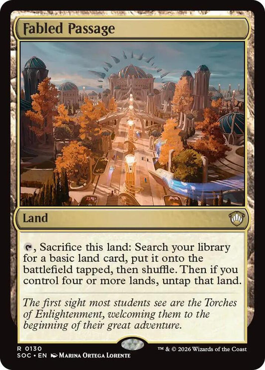 Fabled Passage [Commander: Secrets of Strixhaven] 130