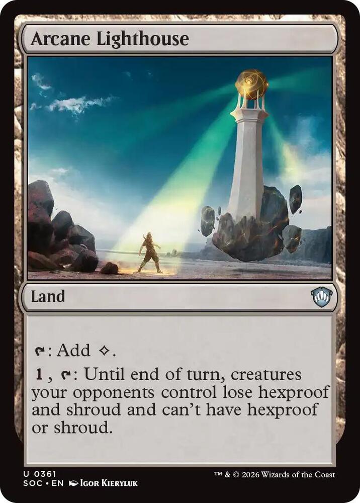 Arcane Lighthouse [Commander: Secrets of Strixhaven] 361