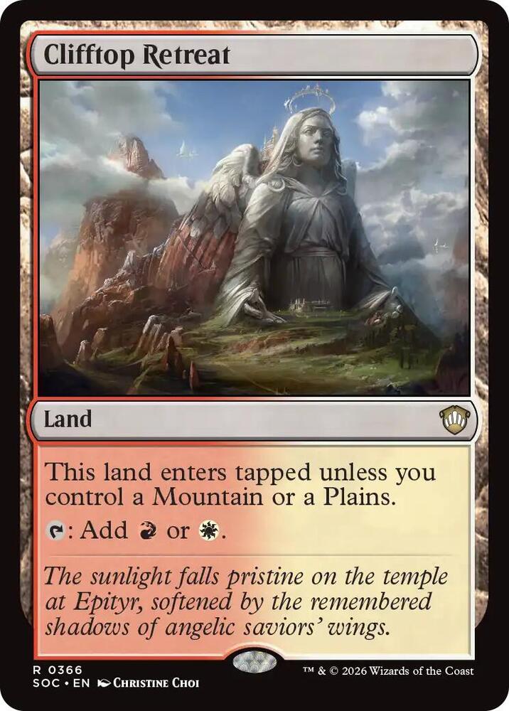 Clifftop Retreat [Commander: Secrets of Strixhaven] 366