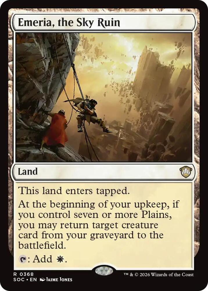 Emeria, the Sky Ruin [Commander: Secrets of Strixhaven] 368
