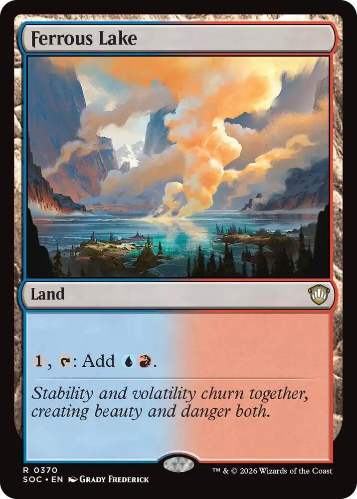 Ferrous Lake [Commander: Secrets of Strixhaven] 370