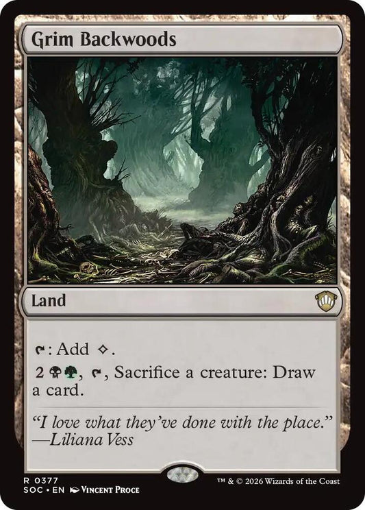 Grim Backwoods [Commander: Secrets of Strixhaven] 377