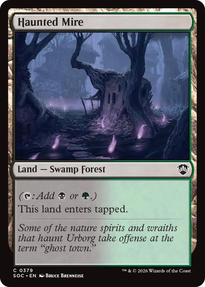 Haunted Mire [Commander: Secrets of Strixhaven] 379