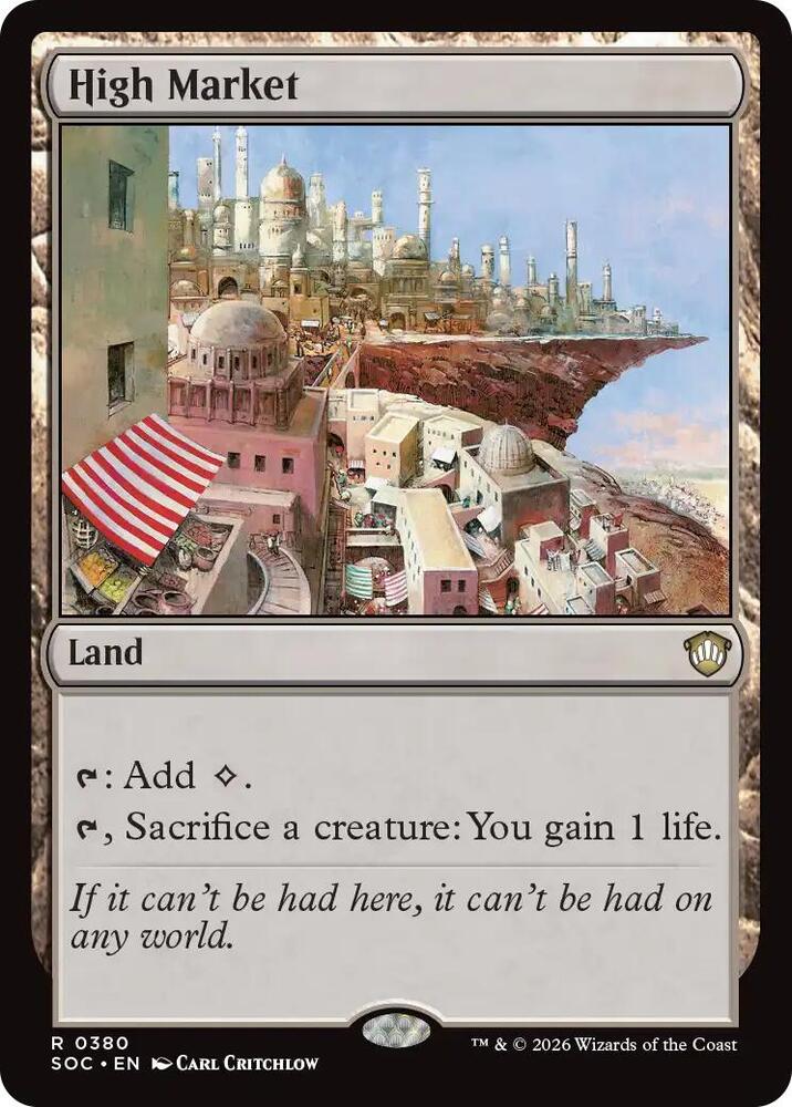 High Market [Commander: Secrets of Strixhaven] 380