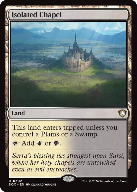 Isolated Chapel [Commander: Secrets of Strixhaven] 382