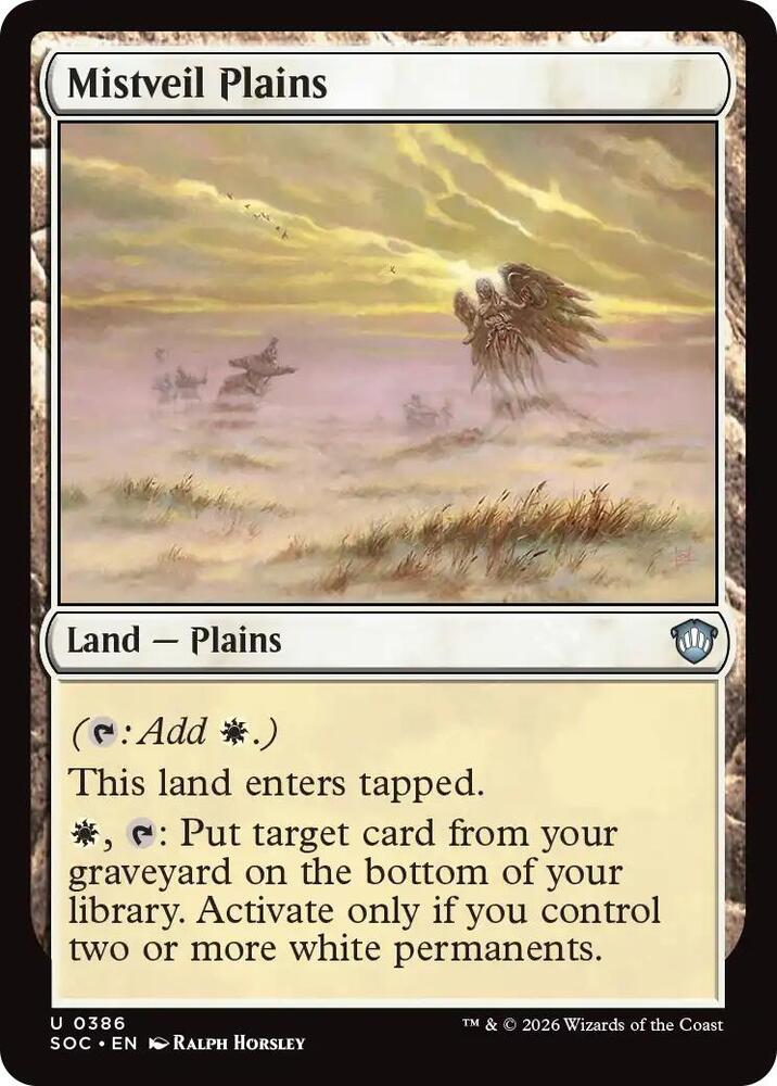 Mistveil Plains [Commander: Secrets of Strixhaven] 386