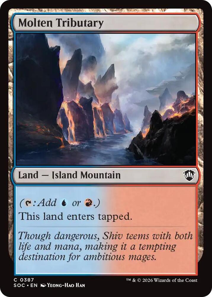Molten Tributary [Commander: Secrets of Strixhaven] 387