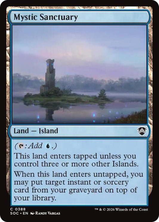 Mystic Sanctuary [Commander: Secrets of Strixhaven] 388