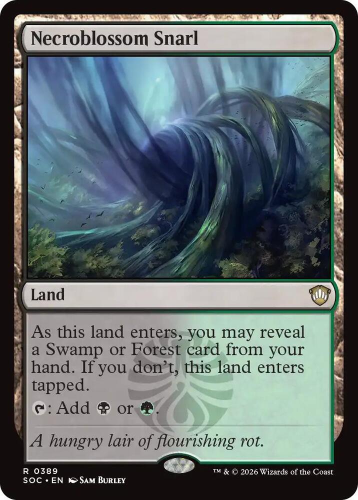 Necroblossom Snarl [Commander: Secrets of Strixhaven] 389