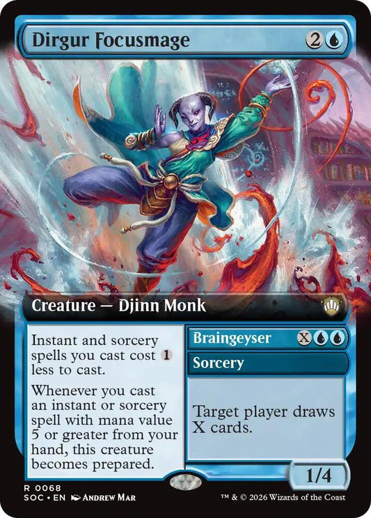 Dirgur Focusmage (Extended Art) [Commander: Secrets of Strixhaven] 68