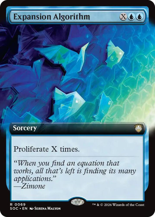 Expansion Algorithm (Extended Art) [Commander: Secrets of Strixhaven] 69