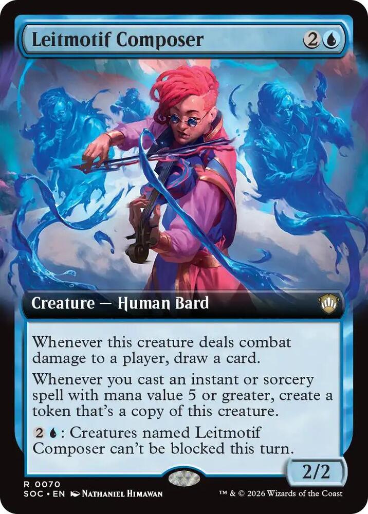 Leitmotif Composer (Extended Art) [Commander: Secrets of Strixhaven] 70