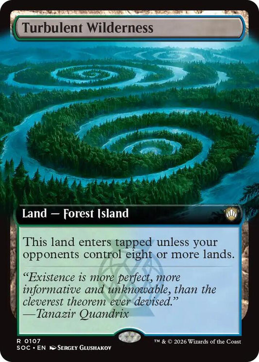 Turbulent Wilderness (Extended Art) [Commander: Secrets of Strixhaven] 107