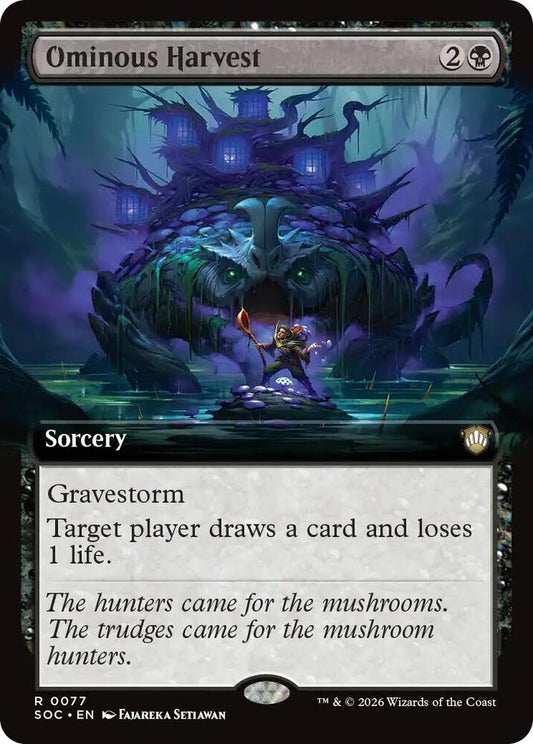 Ominous Harvest (Extended Art) [Commander: Secrets of Strixhaven] 77