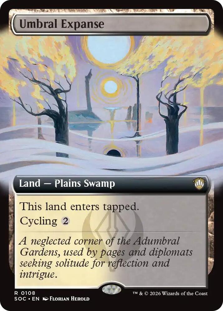 Umbral Expanse (Extended Art) [Commander: Secrets of Strixhaven] 108