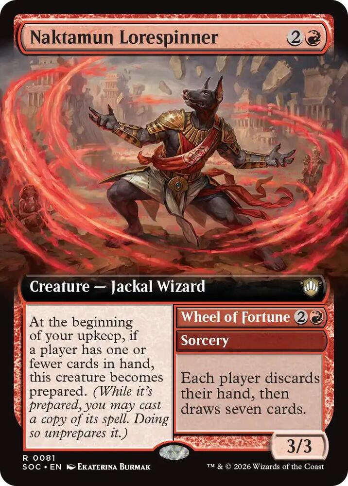 Naktamun Lorespinner (Extended Art) [Commander: Secrets of Strixhaven] 81