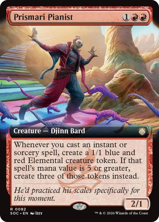 Prismari Pianist (Extended Art) [Commander: Secrets of Strixhaven] 82