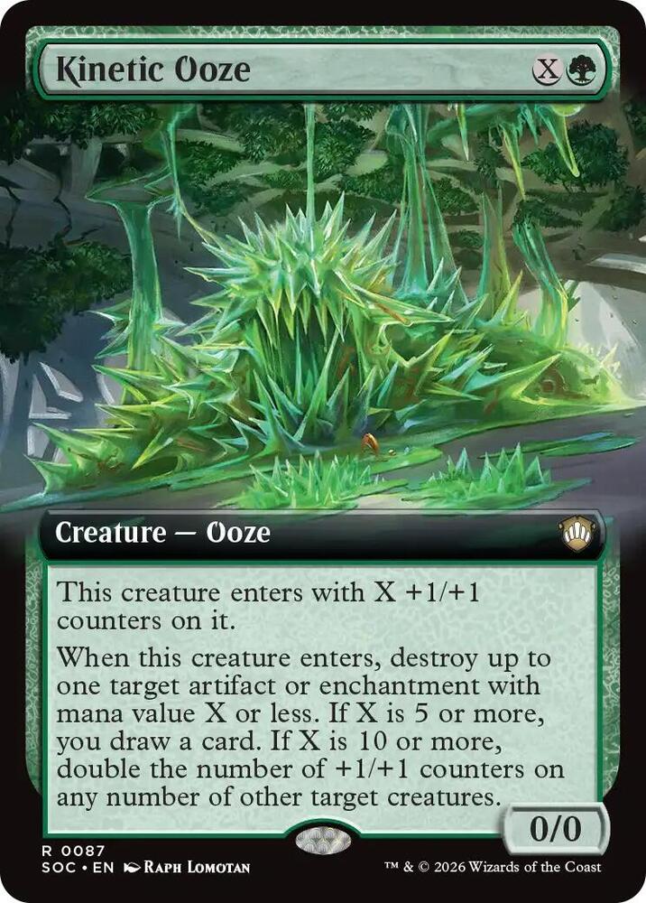 Kinetic Ooze (Extended Art) [Commander: Secrets of Strixhaven] 87