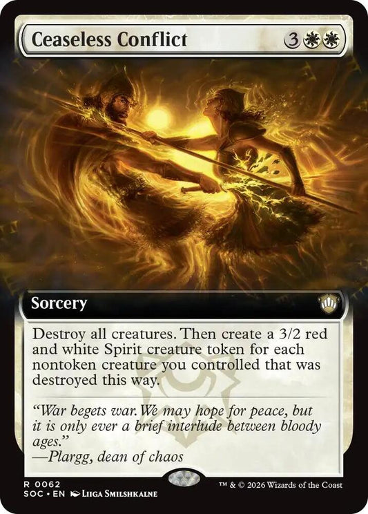 Ceaseless Conflict (Extended Art) [Commander: Secrets of Strixhaven] 62