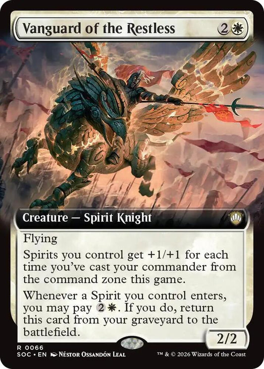 Vanguard of the Restless (Extended Art) [Commander: Secrets of Strixhaven] 66