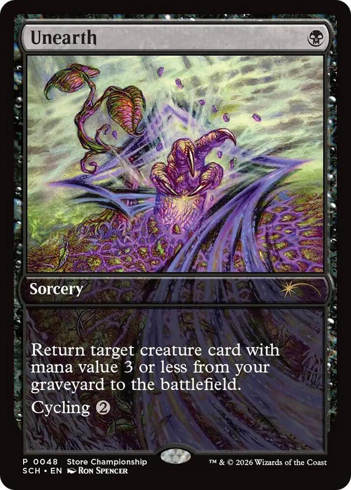 Unearth [Game Day & Store Championship Promos] 48
