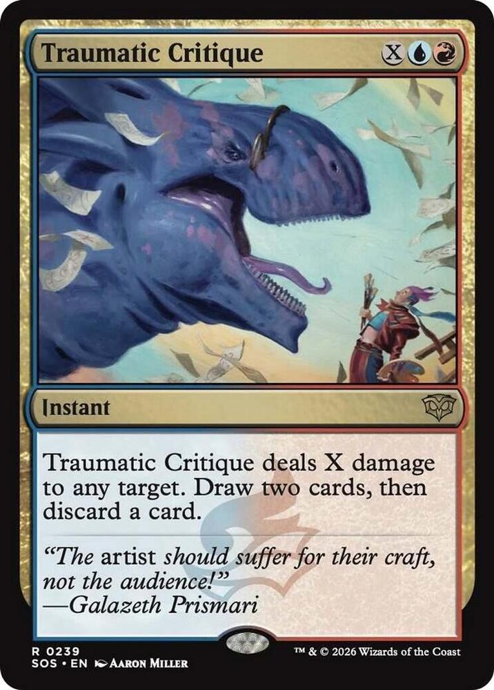 Traumatic Critique [Secrets of Strixhaven] 239