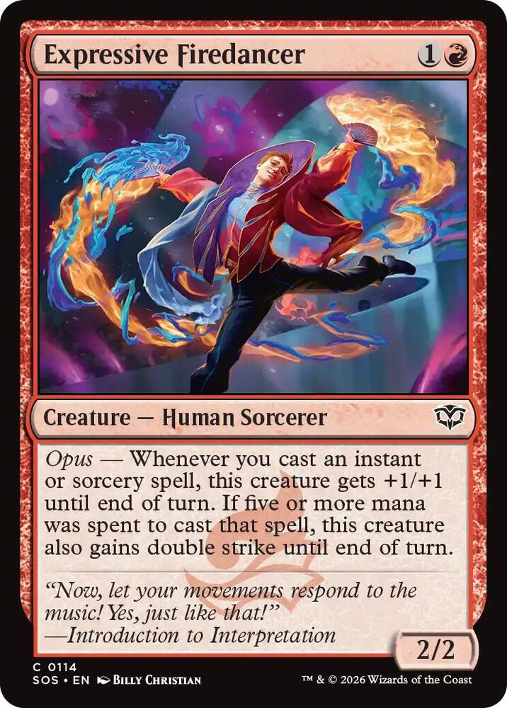 Expressive Firedancer [Secrets of Strixhaven] 114