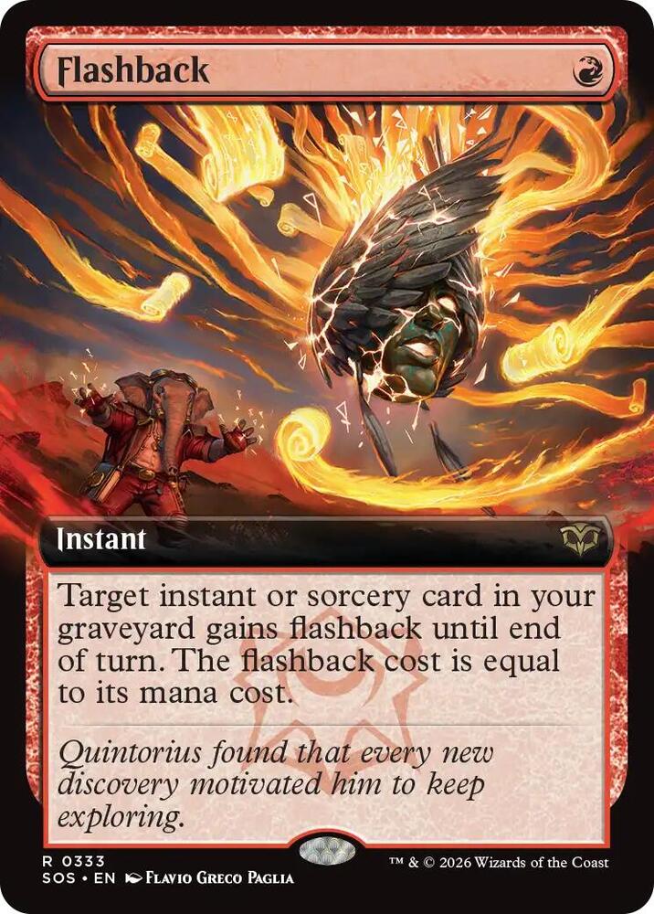 Flashback (Extended Art) [Secrets of Strixhaven] 333
