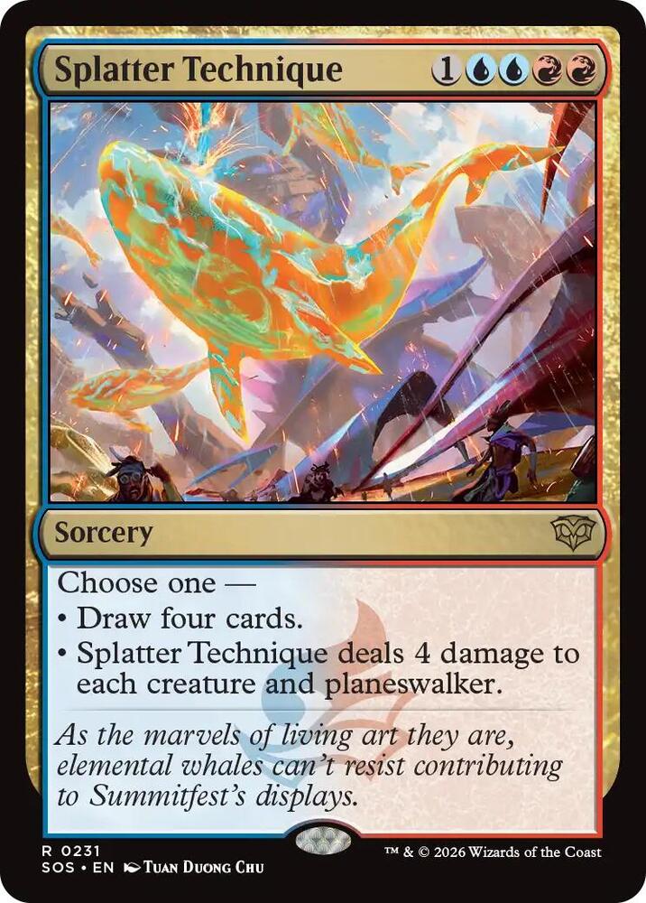 Splatter Technique [Secrets of Strixhaven] 231