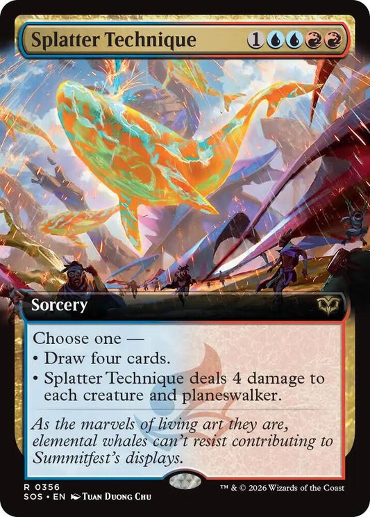 Splatter Technique (Extended Art) [Secrets of Strixhaven] 356