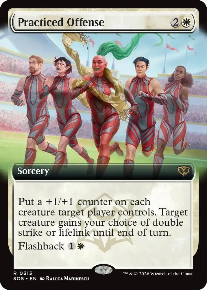 Practiced Offense (Extended Art) [Secrets of Strixhaven] 313