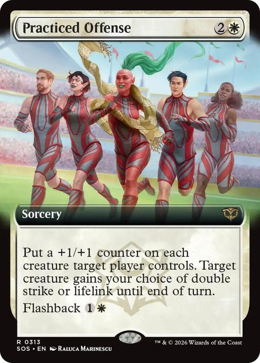 Practiced Offense (Extended Art) [Secrets of Strixhaven] 313