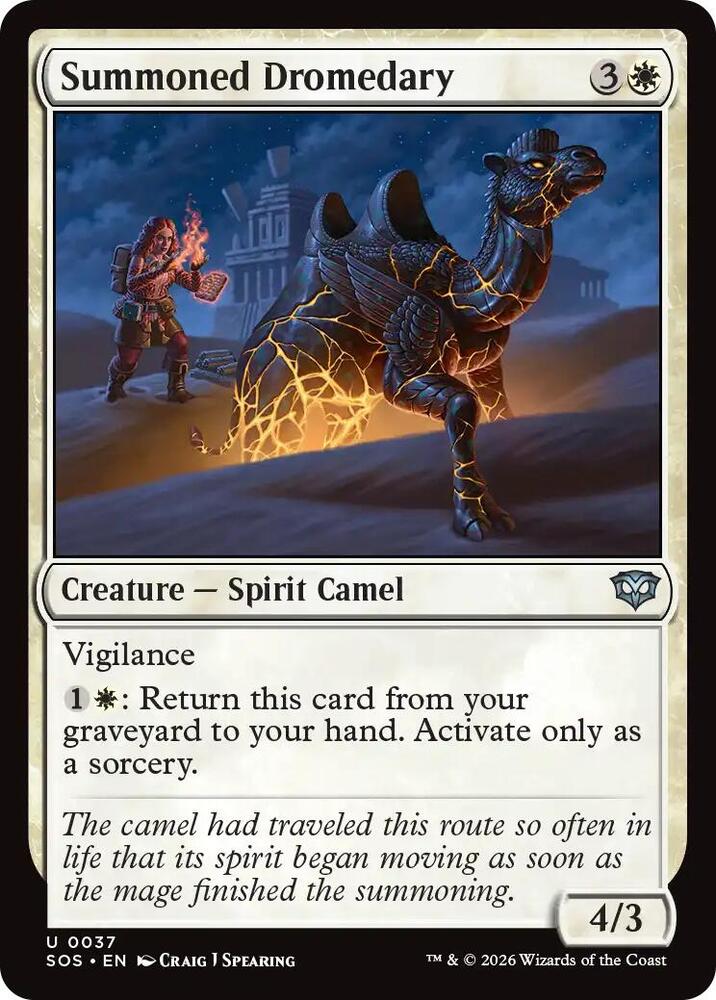Summoned Dromedary [Secrets of Strixhaven] 37