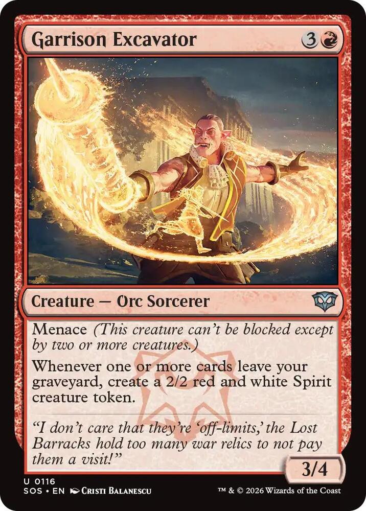 Garrison Excavator [Secrets of Strixhaven] 116