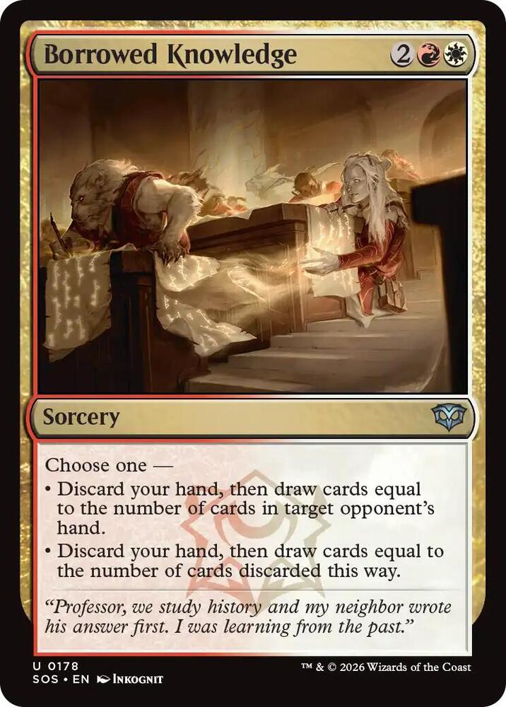 Borrowed Knowledge [Secrets of Strixhaven] 178