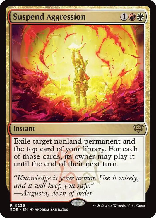 Suspend Aggression [Secrets of Strixhaven] 236