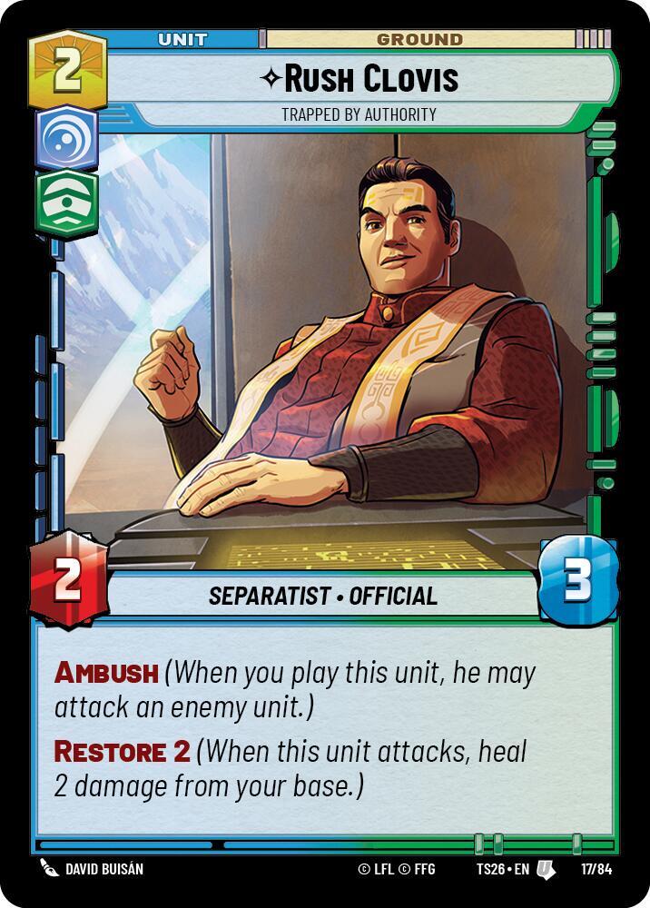 Rush Clovis - Trapped by Authority [Twin Suns] 17/84