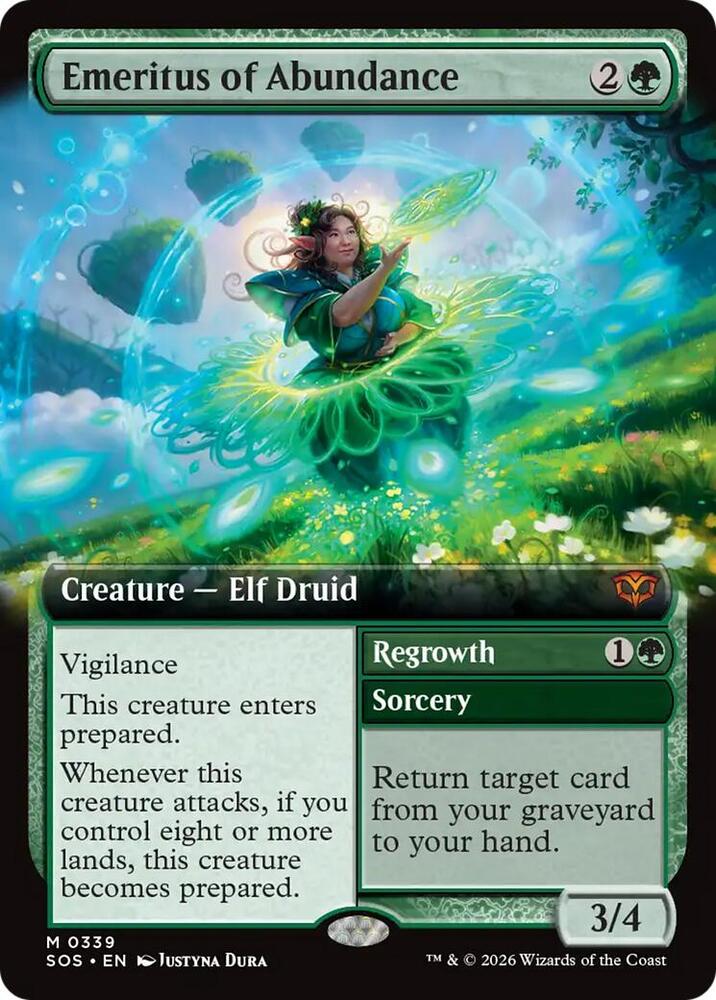 Emeritus of Abundance (Extended Art) [Secrets of Strixhaven] 339