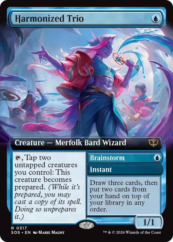 Harmonized Trio (Extended Art) [Secrets of Strixhaven] 317