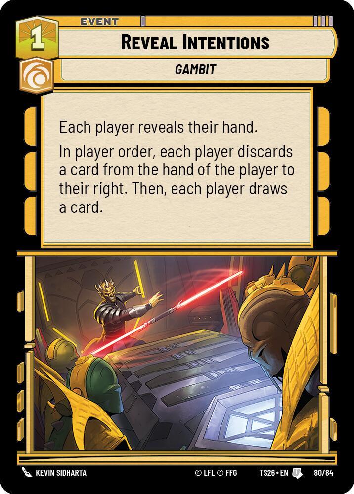 Reveal Intentions [Twin Suns] 80/84