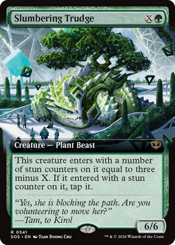 Slumbering Trudge (Extended Art) [Secrets of Strixhaven] 341