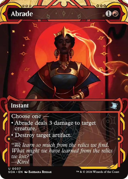 Abrade [Secrets of Strixhaven: Mystical Archive] 37
