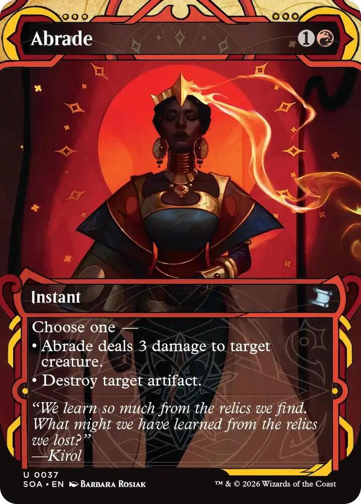 Abrade [Secrets of Strixhaven: Mystical Archive] 37