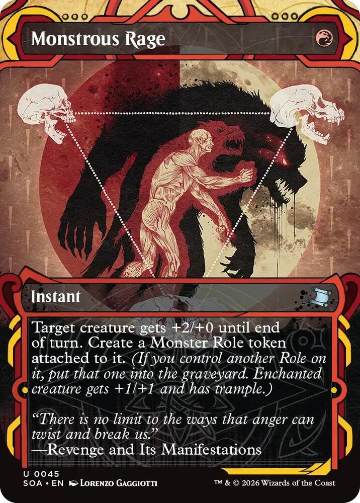 Monstrous Rage [Secrets of Strixhaven: Mystical Archive] 45