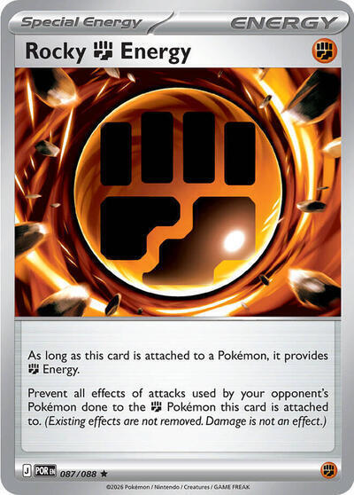 Rocky Fighting Energy - 087/088 (Non-Holo) [Deck Exclusives] 087/088